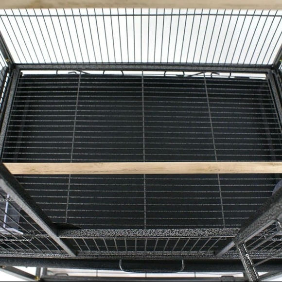 54" Large Bird Cage with Play Top for Parrots, Finches, Macaws, and Cockatoos - Picture 8 of 11